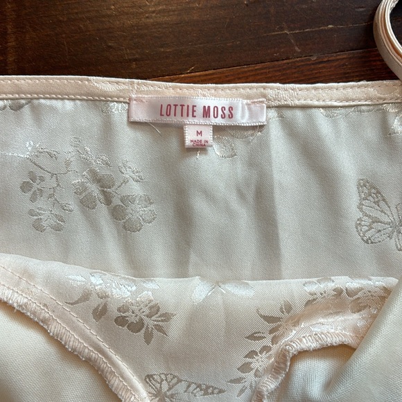 Lottie Moss By PacSun Satin Corset Flower and Butterfly Printed Camisole Medium - Picture 8 of 8